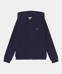 Lacoste Sweat à Capuche Zippé - Marine
