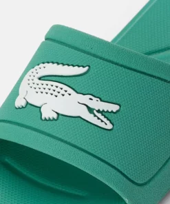 Lacoste SLIDE - Mules - Green White 11 Lacoste SLIDE - Mules - Green White -Lacoste Soldes Magasin 82767d9c36c64703b1a9c7e92883fac3