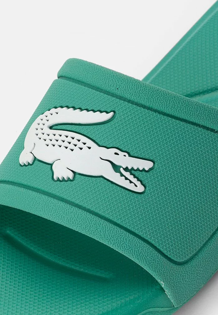 Lacoste SLIDE - Mules - Green White 6 Lacoste SLIDE - Mules - Green White – Image 6