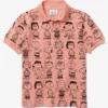 LACOSTE X PEANUTS - Polo - Rose / Noir