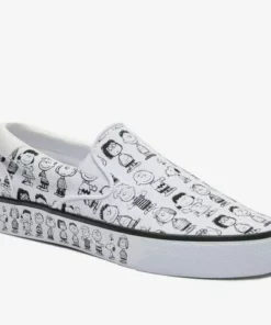 LACOSTE X PEANUTS - Baskets Basses - White / Black