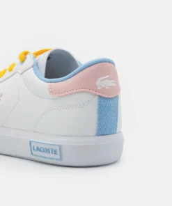 Lacoste POWER COURT EXCLUSIVE - Baskets Basses - White/pink -Lacoste Soldes Magasin 82efed250b1343f98fc71d08ca8037b9
