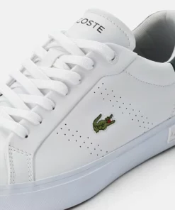 Lacoste POWERCOURT - Baskets Basses - Wht/dk Grn 11 Lacoste POWERCOURT - Baskets Basses - Wht/dk Grn -Lacoste Soldes Magasin 83e10253dd5342bb9b3451300f828752