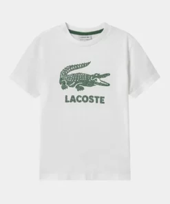 Lacoste TEE LOGO UNISEX - T-shirt Imprimé - Blanc