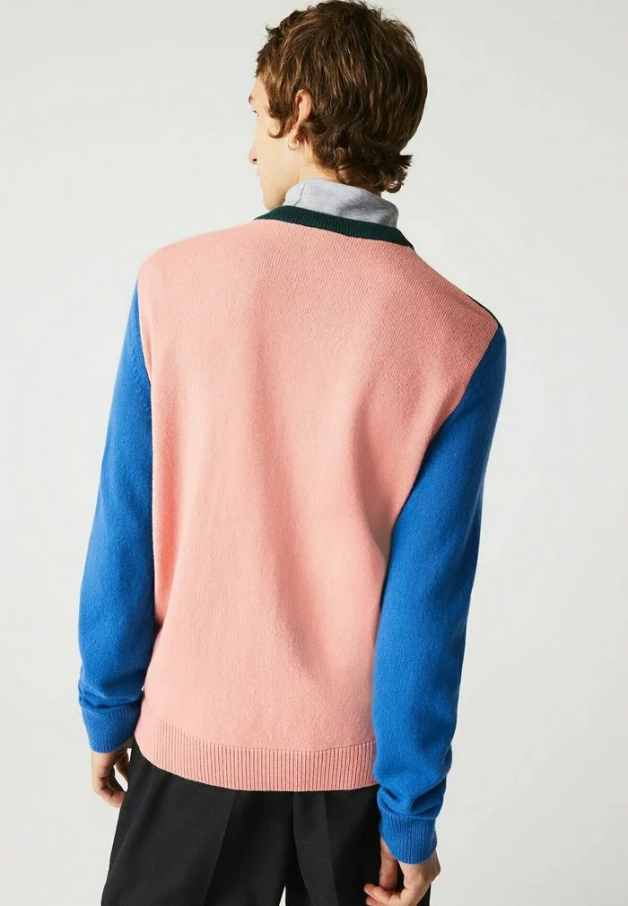 Lacoste Pullover - Vert Bleu Rose 3 Lacoste Pullover - Vert Bleu Rose – Image 3