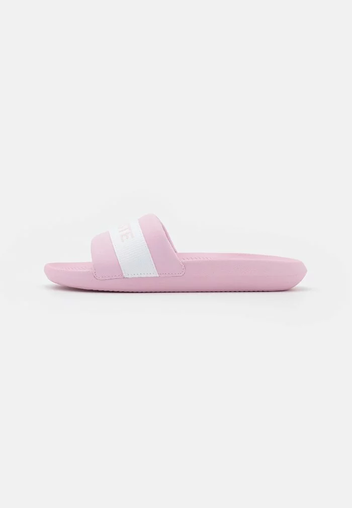 Lacoste CROCO SLIDE - Mules - Light Pink/white 2 Lacoste CROCO SLIDE - Mules - Light Pink/white – Image 2