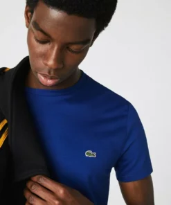 Lacoste T-shirt Basique - Bleu 8 Lacoste T-shirt Basique - Bleu -Lacoste Soldes Magasin 86eb29d821fc40cbaff539719b33fb66