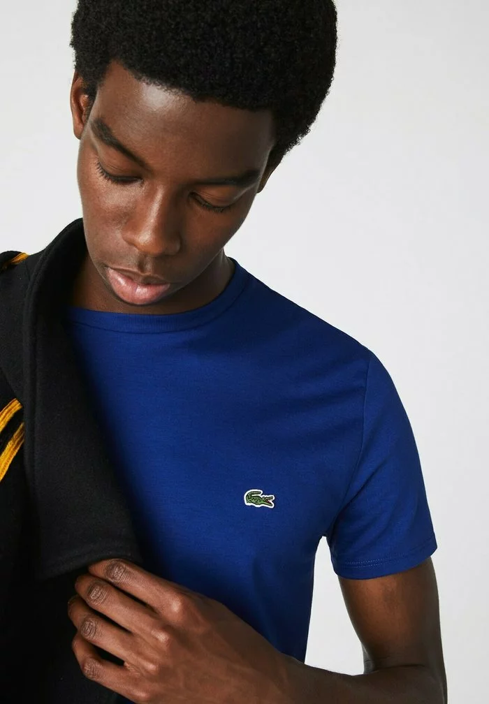 Lacoste T-shirt Basique - Bleu 4 Lacoste T-shirt Basique - Bleu – Image 4