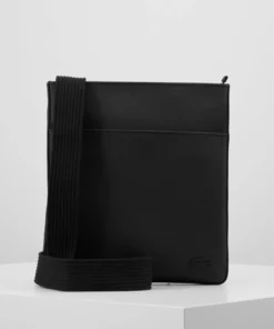 Lacoste FLAT CROSSOVER BAG - Sac Bandoulière - Black