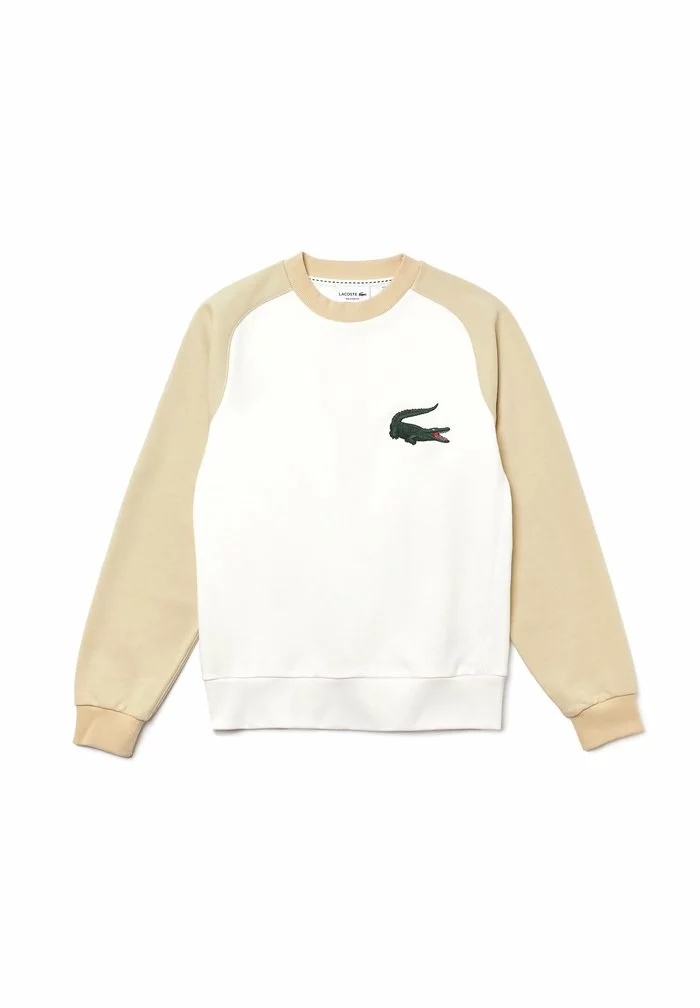 Lacoste Sweatshirt - Blanc Beige 5 Lacoste Sweatshirt - Blanc Beige – Image 5