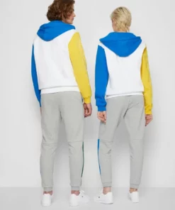 Lacoste UNISEX - Sweat à Capuche Zippé - White/broom/blue Royal/green -Lacoste Soldes Magasin 89ff2430375043d682c0ae62c4262cbc