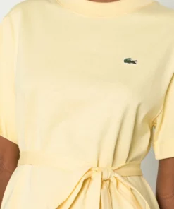 Lacoste Robe En Jersey - Napolitan Yellow -Lacoste Soldes Magasin 8a4d898fe4df46cea8db94643abe5e06