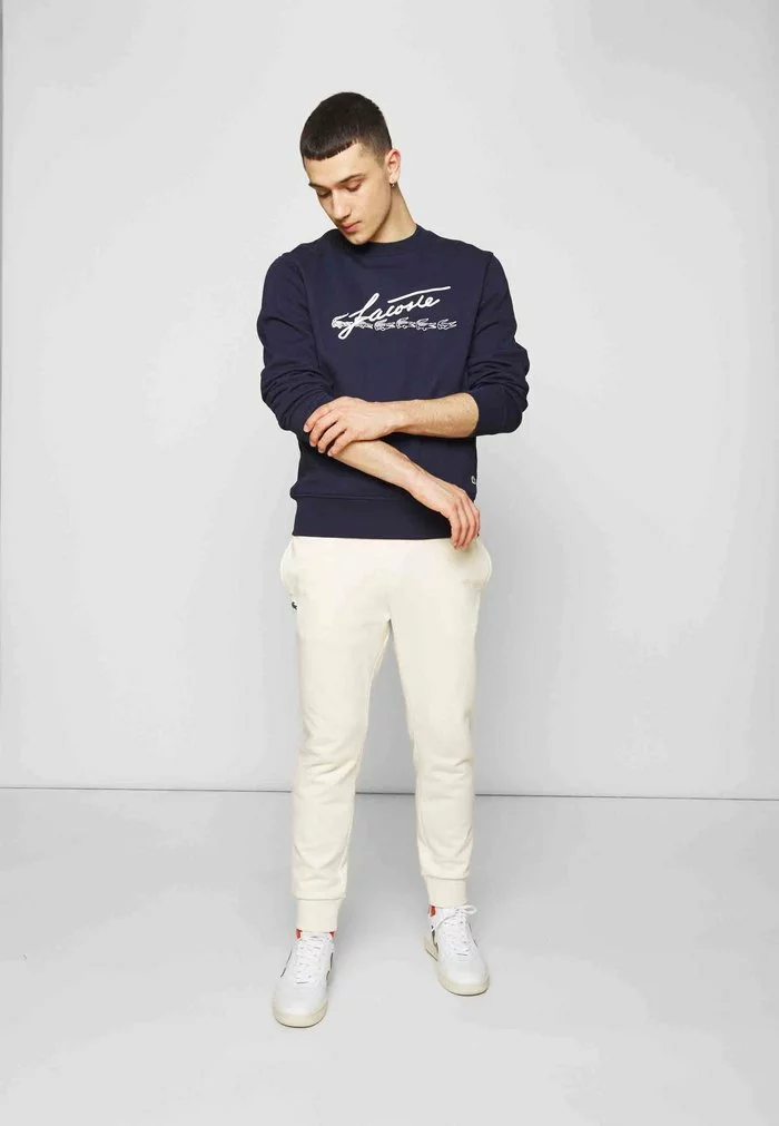 Lacoste Sweatshirt - Navy Blue 6 Lacoste Sweatshirt - Navy Blue – Image 6
