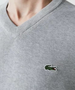 Lacoste Pullover - Gris Chine -Lacoste Soldes Magasin 8a7e3606451044ae884cf79b1f345837