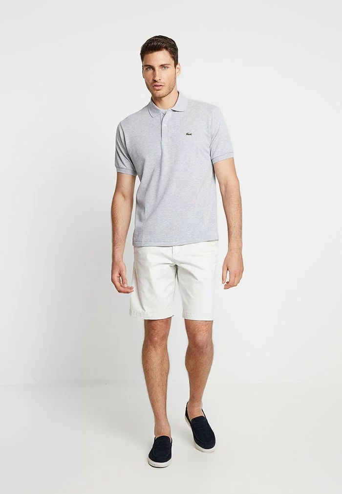 Lacoste Polo - Mottled Light Grey 2 Lacoste Polo - Mottled Light Grey – Image 2