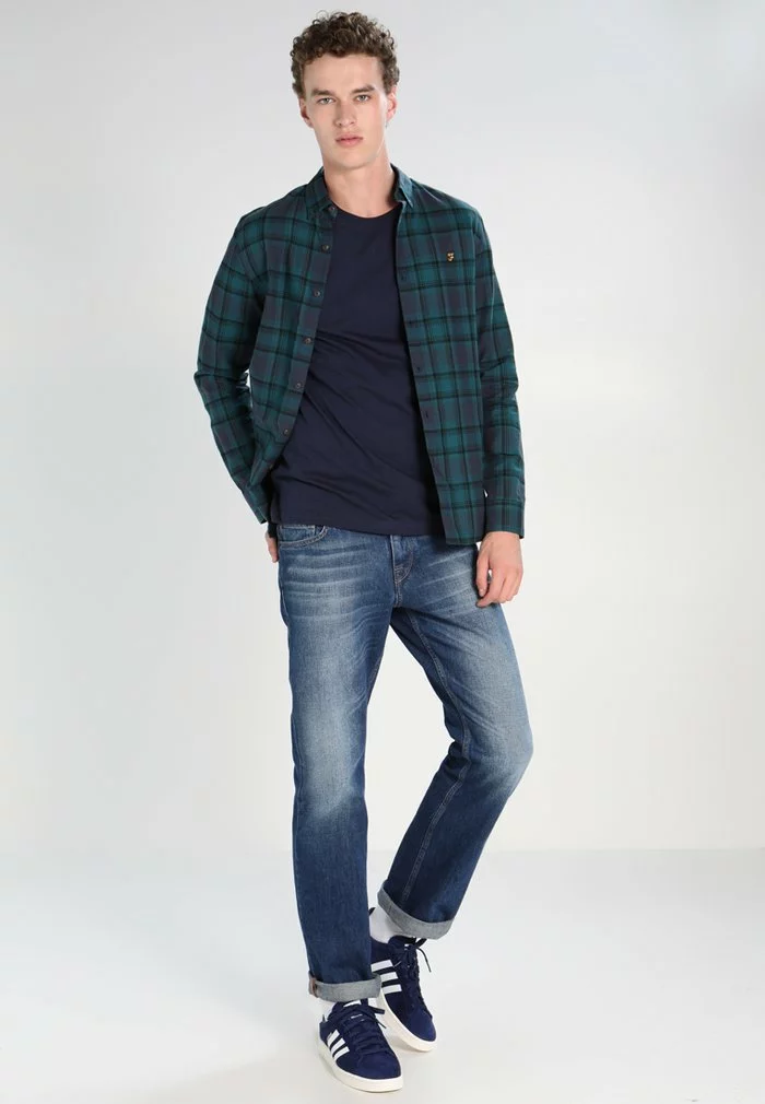 Lacoste T-shirt Basique - Navy Blue 2 Lacoste T-shirt Basique - Navy Blue – Image 2