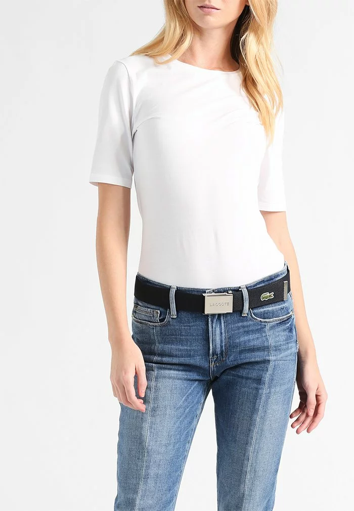 Lacoste CASUAL STRAP IN KIT UNISEX - Ceinture - Navy Blue 5 Lacoste CASUAL STRAP IN KIT UNISEX - Ceinture - Navy Blue – Image 5