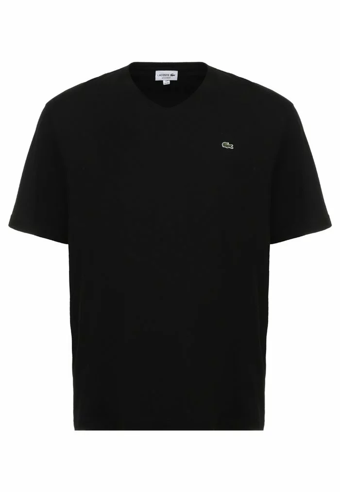 Lacoste T-shirt Basique - Black 4 Lacoste T-shirt Basique - Black – Image 4