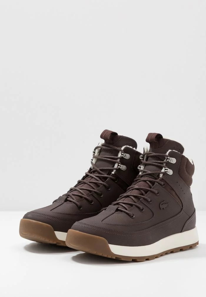 Lacoste URBAN BREAKER - Baskets Montantes - Dark Brown/offwhite 3 Lacoste URBAN BREAKER - Baskets Montantes - Dark Brown/offwhite – Image 3