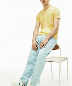 Lacoste T-shirt Basique - Jaune 8 Lacoste T-shirt Basique - Jaune -Lacoste Soldes Magasin 8e0fedbd15da49459139295caffe9f1f