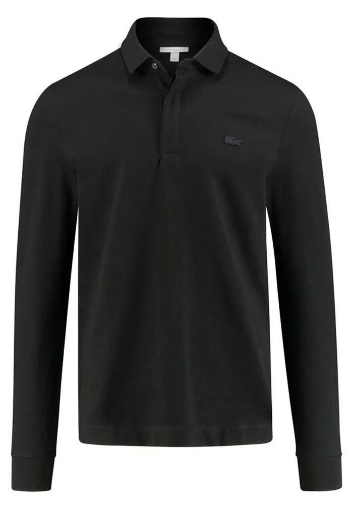 Lacoste HERREN POLOSHIRT REGULAR FIT LANGARM - Polo - Black 1 Lacoste HERREN POLOSHIRT REGULAR FIT LANGARM - Polo - Black