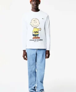 LACOSTE X PEANUTS - T-shirt à Manches Longues - Blanc