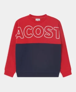 Lacoste LOGO UNISEX - Sweatshirt - Rouge/marine