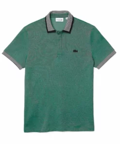 Lacoste Polo - Bleu Marine Vert Blanc