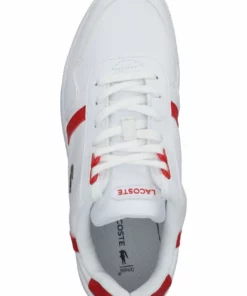 Lacoste Baskets Basses - White Gardenia-coulis 286 -Lacoste Soldes Magasin 905657c9e110410081793a6e6ec1937a