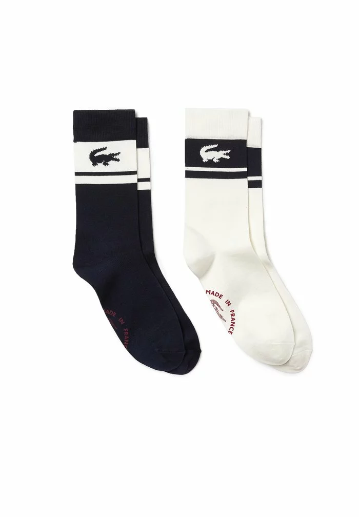 Lacoste 2 PACK - Chaussettes - Bleu Marine Blanc 1 Lacoste 2 PACK - Chaussettes - Bleu Marine Blanc