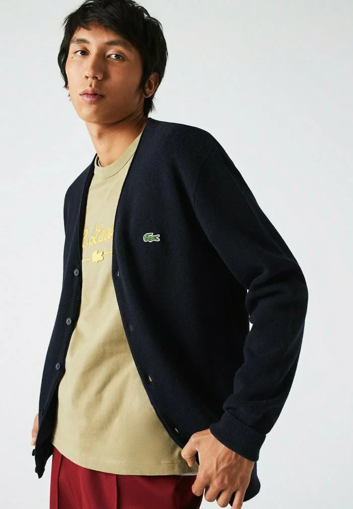 Lacoste Gilet - Bleu Marine 1 Lacoste Gilet - Bleu Marine