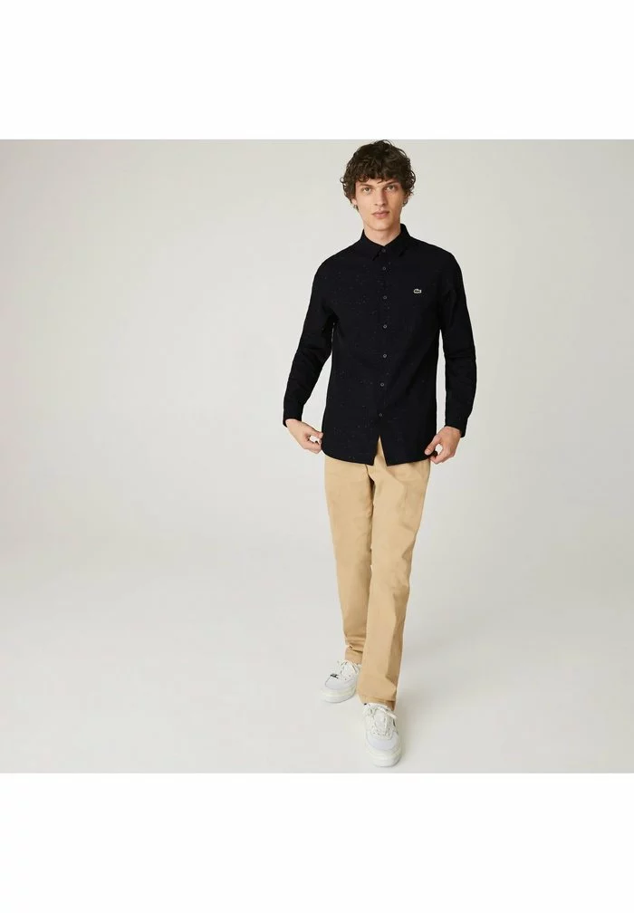 Lacoste Chemise - Bleu Marine/blanc 2 Lacoste Chemise - Bleu Marine/blanc – Image 2