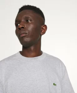 Lacoste T-shirt Basique - Silver Chine -Lacoste Soldes Magasin 90ef21b2944e4271ac3d3056e56d8685