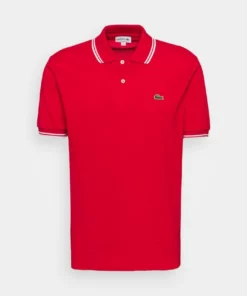 Lacoste Polo - Rouge/blanc 10 Lacoste Polo - Rouge/blanc -Lacoste Soldes Magasin 91745e79b6034c4ebe86406f3c120199