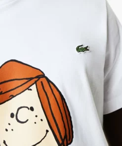 LACOSTE X PEANUTS - T-shirt Imprimé - Blanc -Lacoste Soldes Magasin 928d297836c642fca0b188ff76db3f08