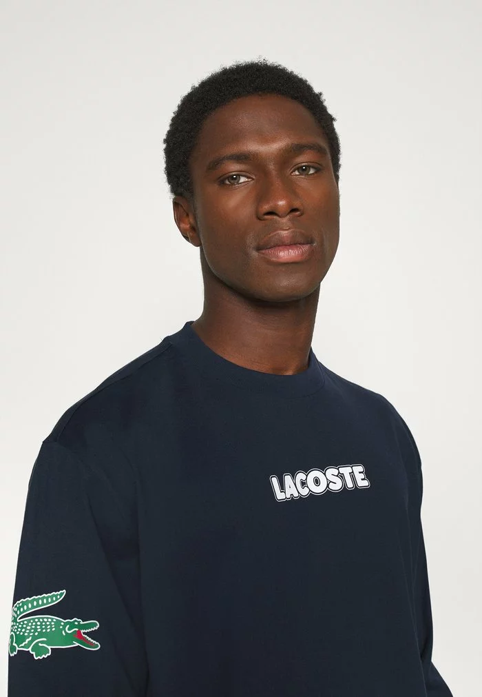 Lacoste T-shirt à Manches Longues - Marine 6 Lacoste T-shirt à Manches Longues - Marine – Image 6