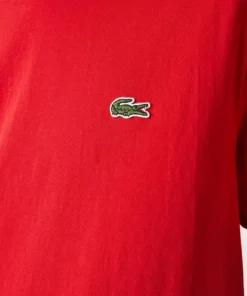 Lacoste T-shirt Basique - Rouge/blanc 10 Lacoste T-shirt Basique - Rouge/blanc -Lacoste Soldes Magasin 936811c8bd6949db966433b67d66602a