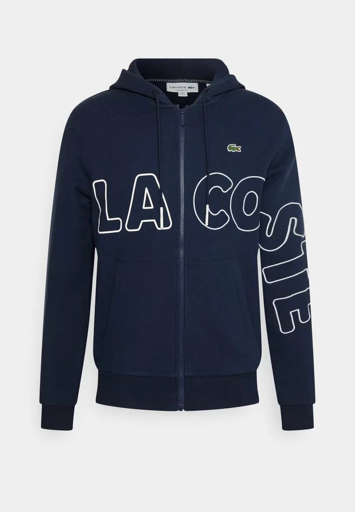 Lacoste Sweat à Capuche Zippé - Navy Blue 1 Lacoste Sweat à Capuche Zippé - Navy Blue