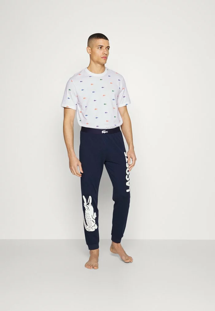 Lacoste Haut De Pyjama - White/multico 2 Lacoste Haut De Pyjama - White/multico – Image 2