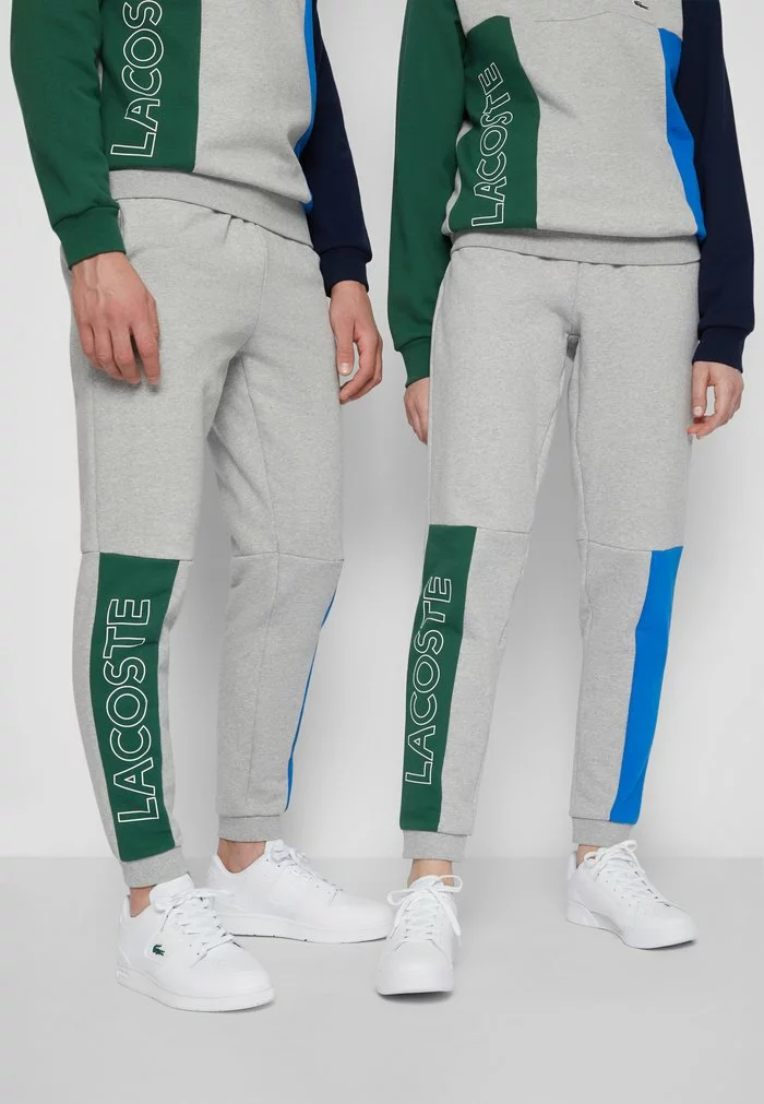 Lacoste UNISEX - Pantalon De Survêtement - Silver Chine/blue Royal/green 1 Lacoste UNISEX - Pantalon De Survêtement - Silver Chine/blue Royal/green