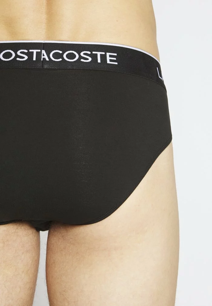 Lacoste 3 Pack - Slip - Black 3 Lacoste 3 Pack - Slip - Black – Image 3