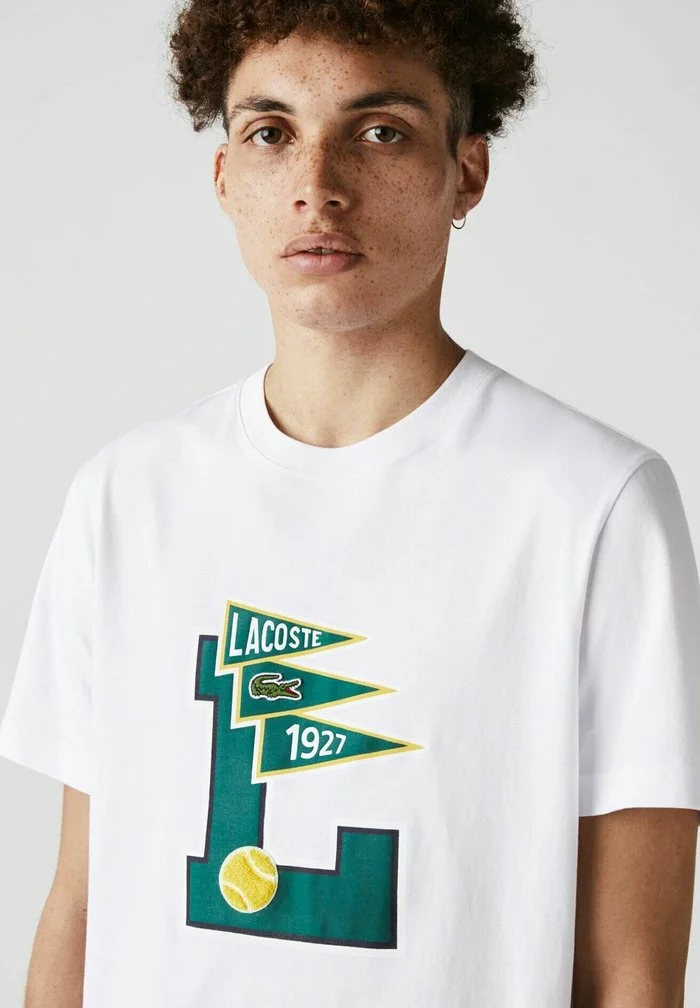 Lacoste T-shirt Imprimé - Blanc 2 Lacoste T-shirt Imprimé - Blanc – Image 2