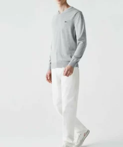 Lacoste Pullover - Gris Chine -Lacoste Soldes Magasin 975e4f1919644e588f1bb6d339de7a12