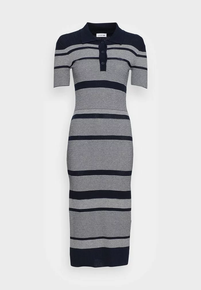 Lacoste Robe Pull - Navy Blue/flour 4 Lacoste Robe Pull - Navy Blue/flour – Image 4