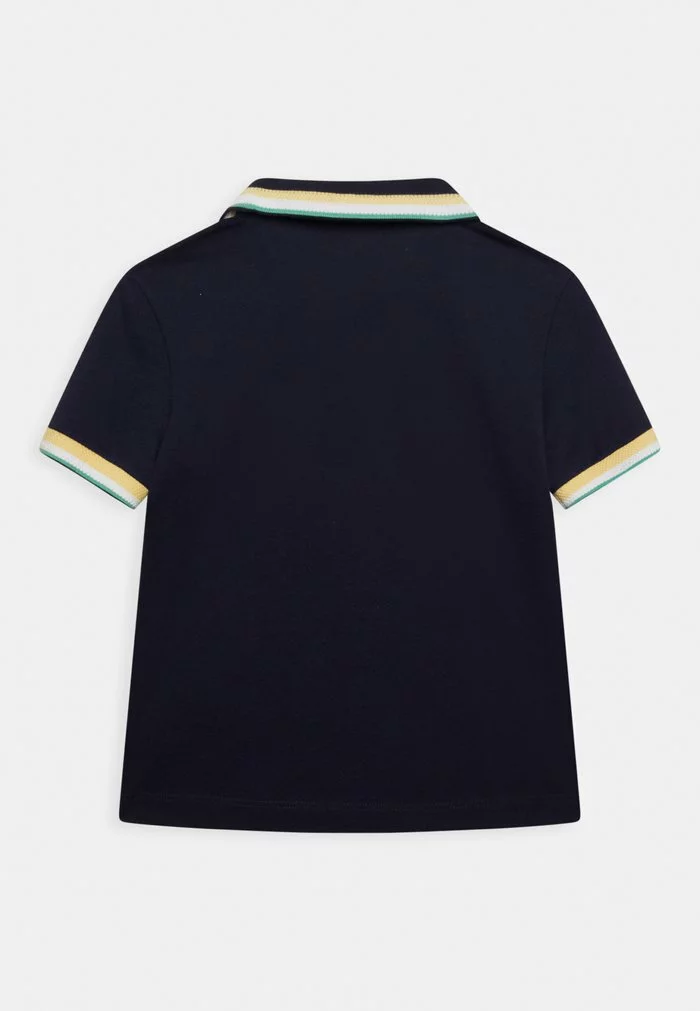 Lacoste Polo - Navy Blue/napolitan Yellow/white/clover Green 2 Lacoste Polo - Navy Blue/napolitan Yellow/white/clover Green – Image 2