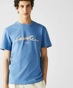 Lacoste T-shirt Imprimé - Bleu