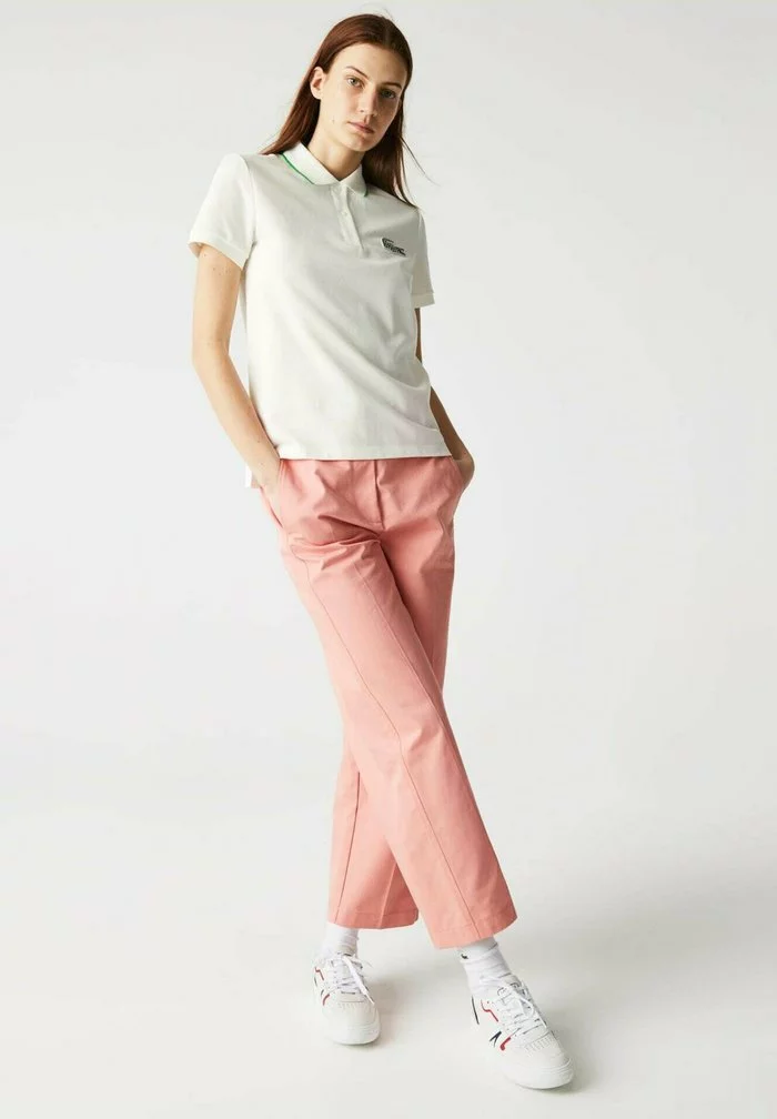 Lacoste Polo - Blanc / Vert 2 Lacoste Polo - Blanc / Vert – Image 2