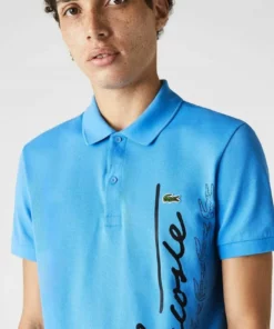 Lacoste KORTE MOUW - Polo - Bleu -Lacoste Soldes Magasin 9be924375f6442eaad6e97b2a02b79cf