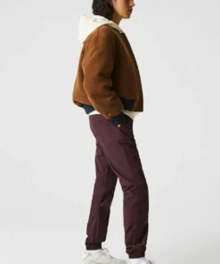 Lacoste Pantalon Classique - Marron -Lacoste Soldes Magasin 9bedbf8dd1574f94a411b10a3c0385fe