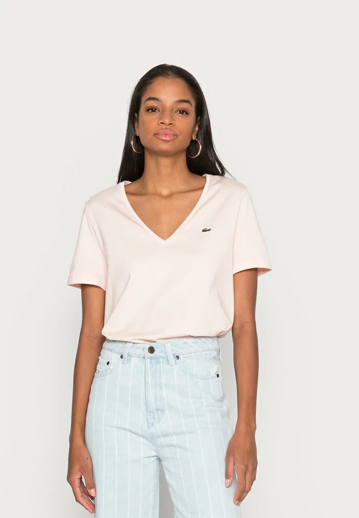 Lacoste T-shirt Basique - Flesh 1 Lacoste T-shirt Basique - Flesh
